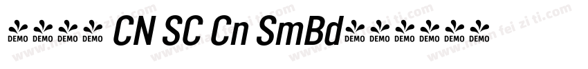 有爱黑体 CN SC Cn SmBd字体转换